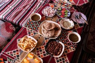 Traditionell ägyptisches Essen 