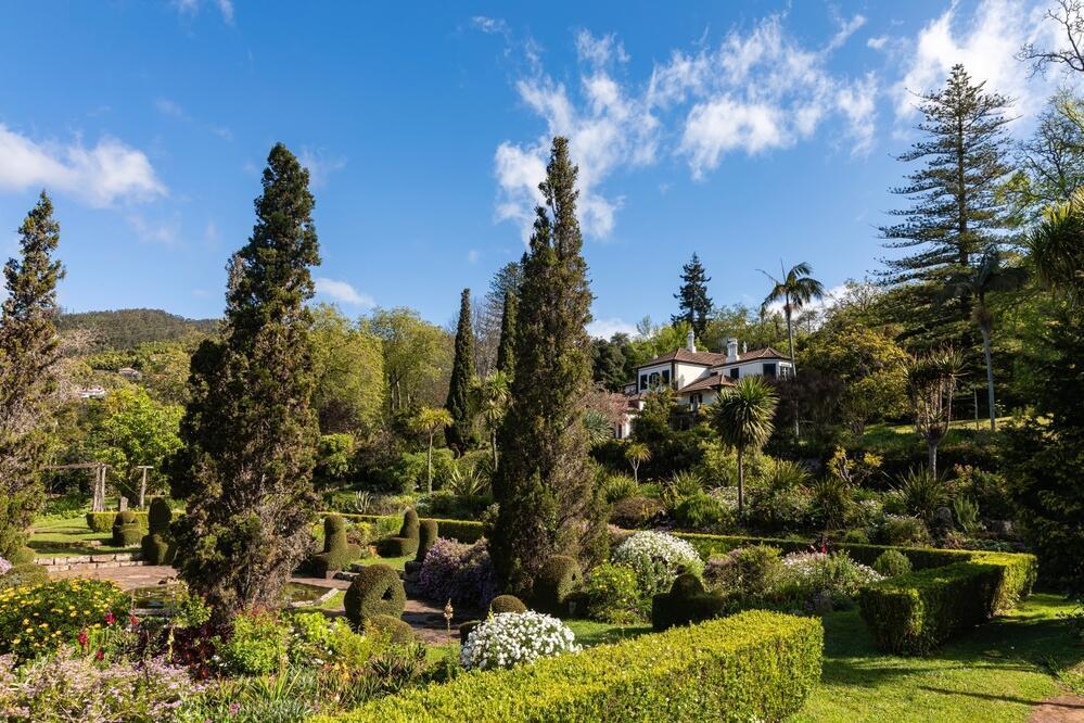Palheiro-Garten über Funchal 