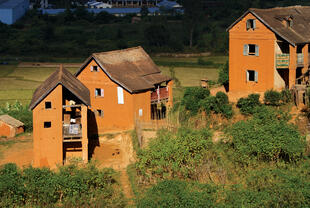 Traditionelles Malagasy Haus 