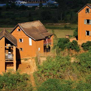 Traditionelles Malagasy Haus 
