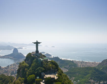 Blick auf den Corcovado-Berg