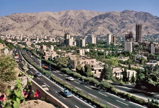 Panorama über iranische Städte