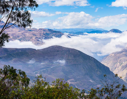 Berglandschaft in Ecuador