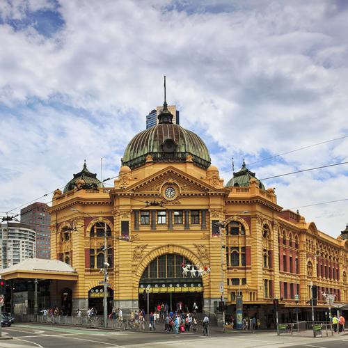 Flinders Station in Melbourne