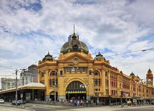 Flinders Station in Melbourne