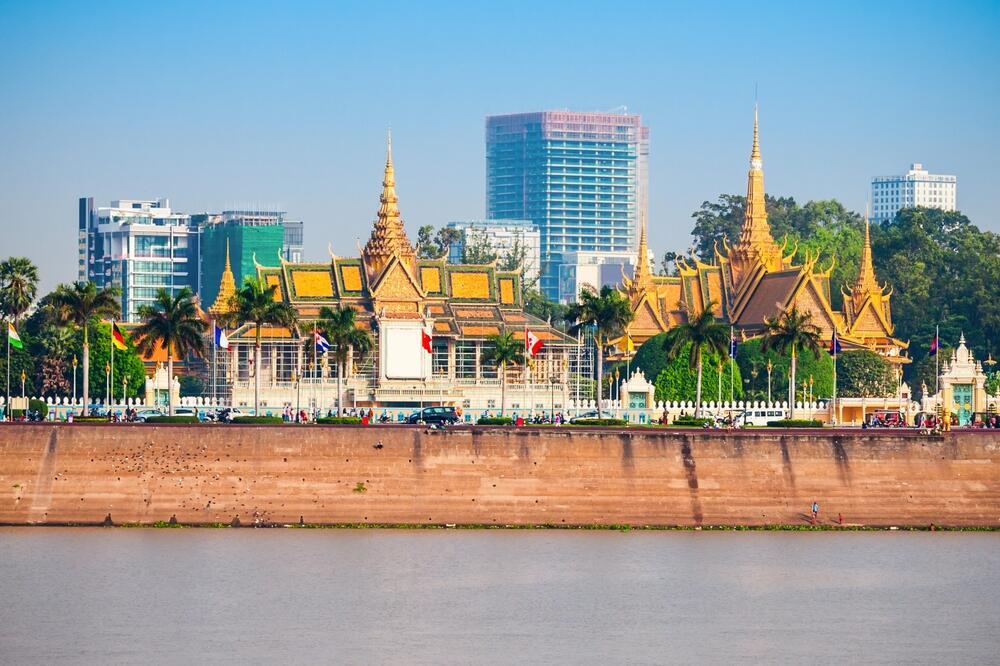 Skyline von Phnom Penh 