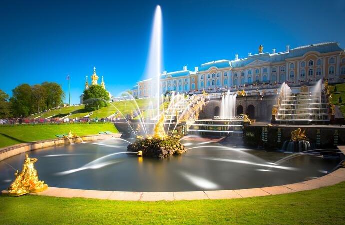Springbrunnen im Peterhof, St. Petersburg