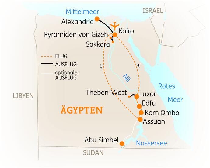 9 Tage Ägypten Rundreise Kompakt 2023