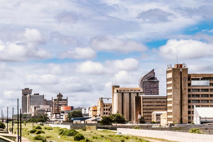 Skyline von Lusaka