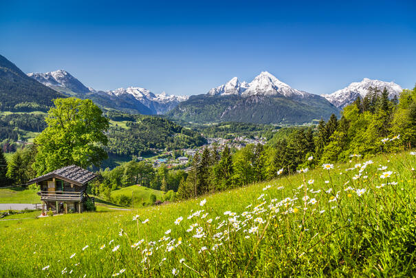 Alpen Dorf