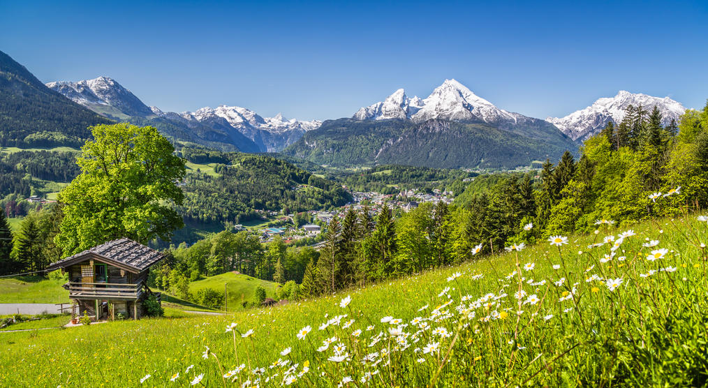 Alpen Dorf