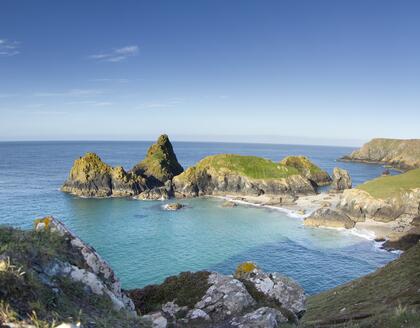 Küstenlandschaft der Kynance Cove