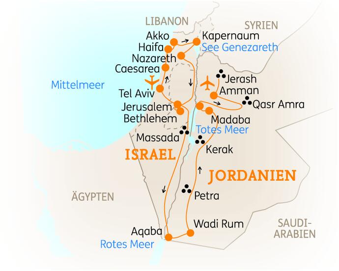 14 Tage Israel Rundreise Höhepunkte 2020