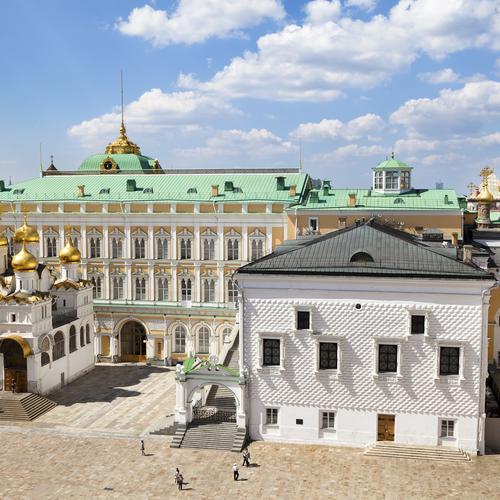 Kreml Palast, Verkündigungs-Kathedrale und Facettenpalast