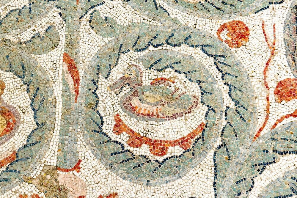 Mosaik in der Villa Romana del Casale
