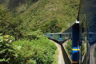 Panoramazug nach Aguas Calientes