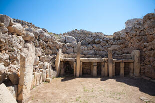 Die Gjantija Tempel auf Gozo