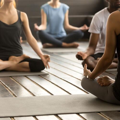 Yogagruppe