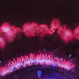Feuerwerk an Silvester 