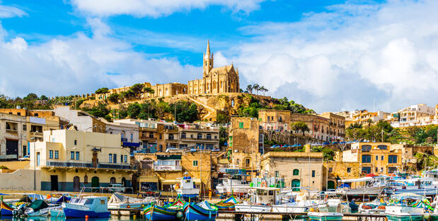 Blick auf Victoria Gozo