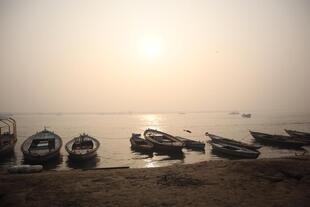 Boote auf dem Ganges 