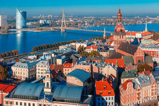 Riga aus der Vogelperspektive