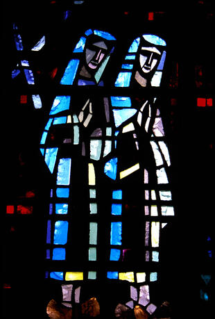Kirchenfenster Notre Dame de Lourdes