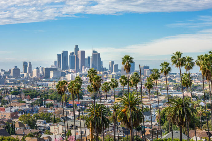 Los Angeles auf einer USA Rundreise mit  SKR