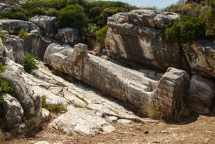 Die Apollon/Dionysos Statue bei Naxos 