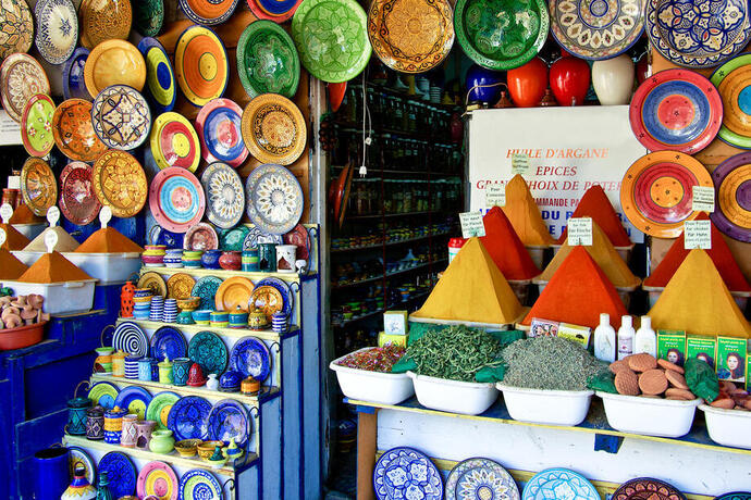 Gewürzmarkt in Essaouira