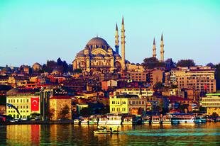 Goldenes Horn und Suleyman Moschee Istanbul