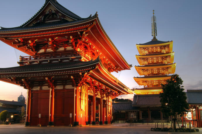 Kannon Tempel in Tokio