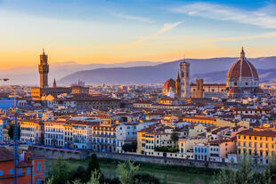 Florenz bei Sonnenuntergang