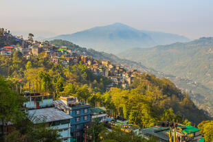 Blick auf Gangtok