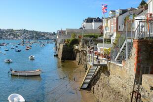 Boote auf dem River Fowey