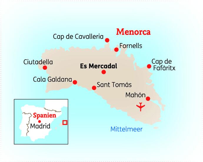 8 Tage Spanien Reise Menorca Wandern 2020