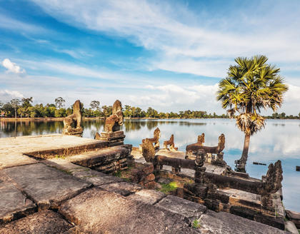 Fluss in Angkor Wat 