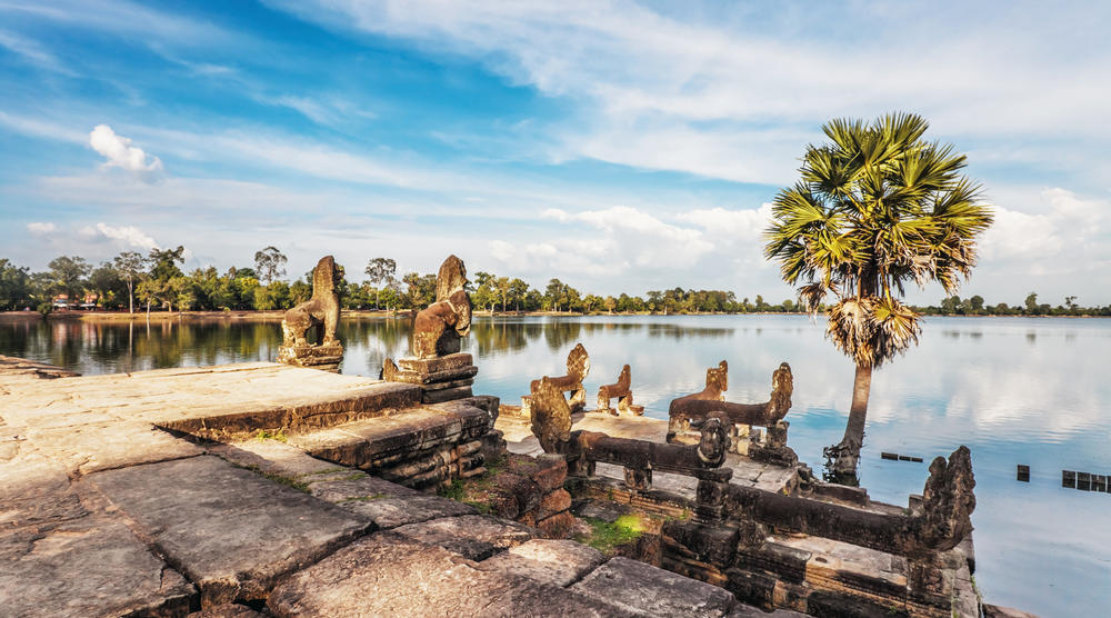 Fluss in Angkor Wat 