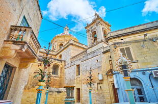 Rabat Stadt und Sehenswürdigkeit auf Malta