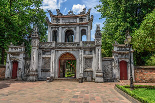 Eingangstor des Literaturtempels in Hanoi 