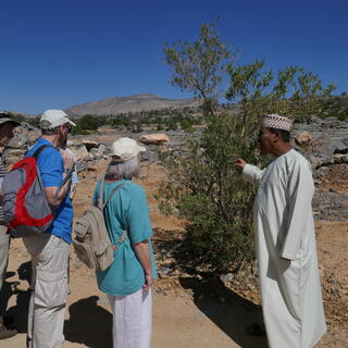 SKR-Reisegruppe im Jebel Shams Bergmassiv