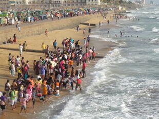 Strandpromenade von Colombo
