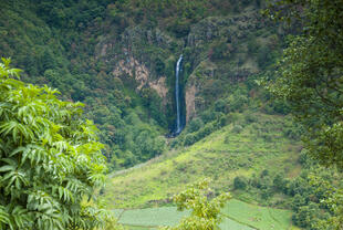 Wasserfall in den Bergen Guatemalas