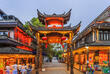 Abendstimmung in der Altstadt von Chengdu