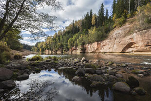 Der Gauja Nationalpark im Herbst