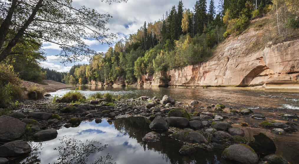 Der Gauja Nationalpark im Herbst