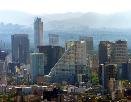 Skyline von Mexiko Stadt