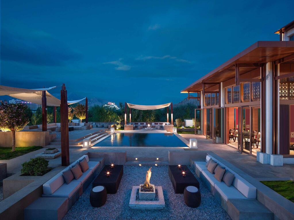 Shangri la hotel von außen 