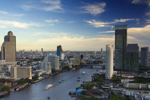 Blick auf Bangkok