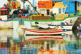 Fischerboote in Lagos